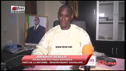 Amadou Diallo, secrétaire politique nationale, du parti de la réforme