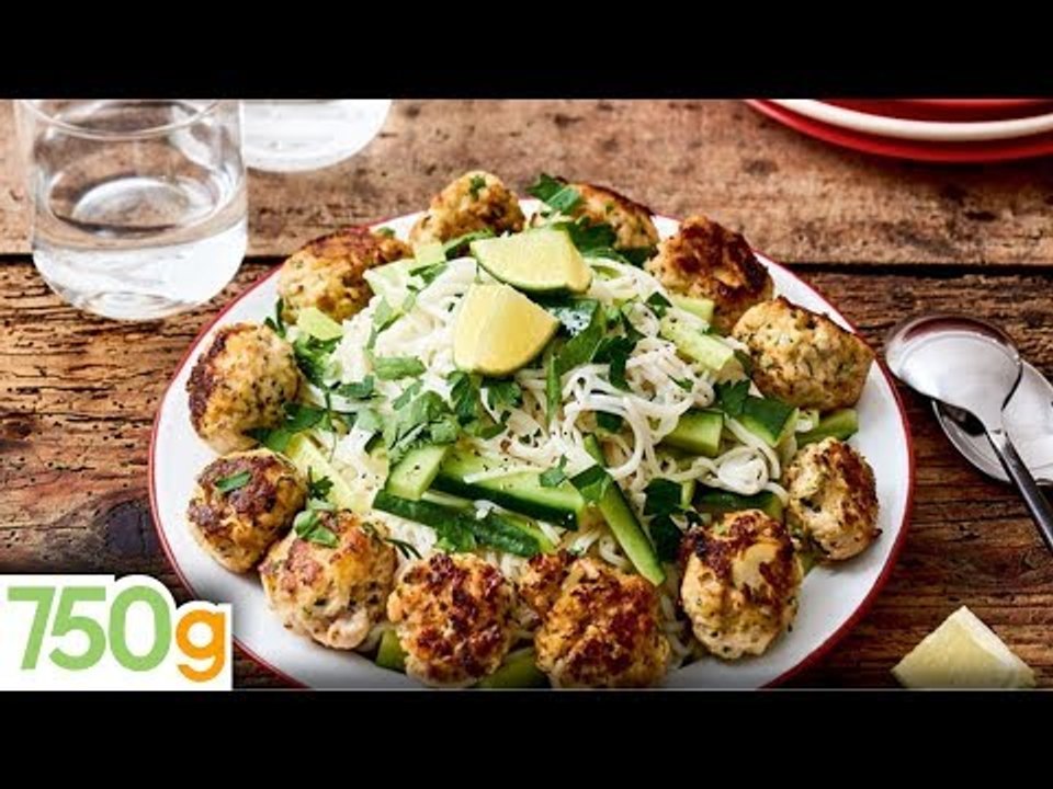 Boulettes de porc & nouilles de riz - 750g