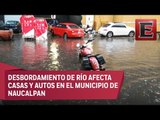 Lluvias dejan severas inundaciones en el Edomex