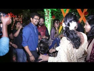 Vijay at Anjana VJ Wedding Reception
