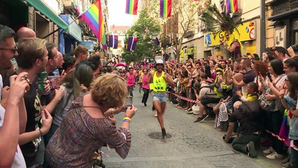 WorldPride à Madrid: traditionnelle course en talons