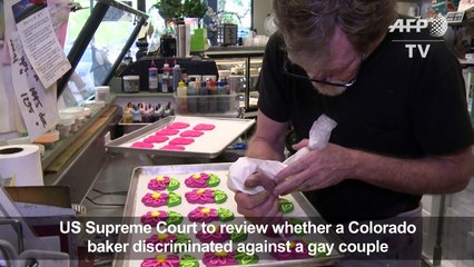 Top US court to tackle religion, gay rights in wedding cake case