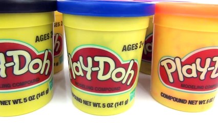 Play Doh LEARN COLORS with Disney Nick Jr Umizoomi Bubble Guppies Callie Paw Patrol Miles