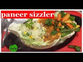 How Paneer Sizzler is Made | Best Veg Restaurant Food in India