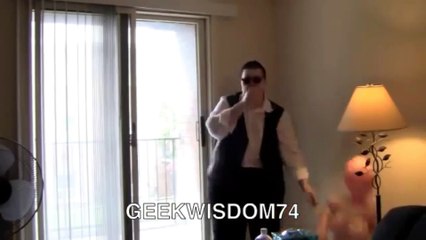 FAT WOMAN IN DRAG DANCES WITH BLOWUP DOLL!!!