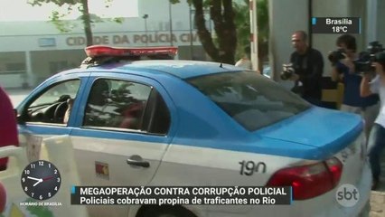 Megaoperação contra corrupção policial no Rio de Janeiro