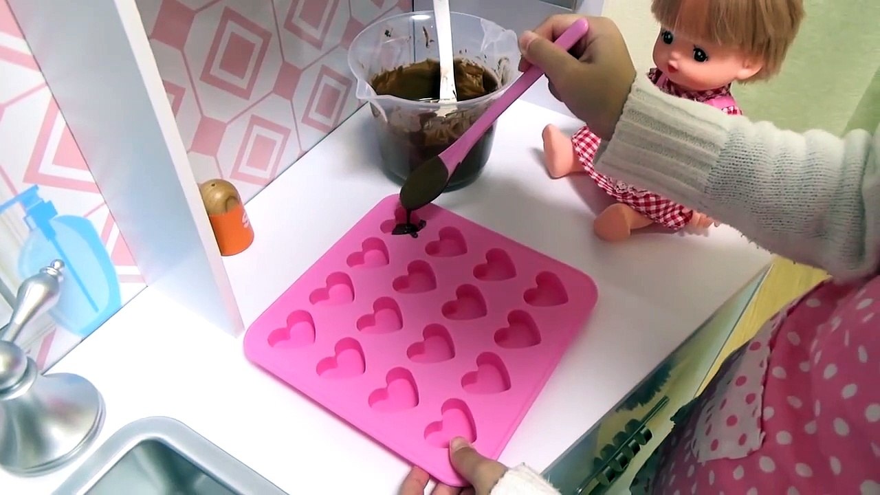 メルちゃんのバレンタイン チョコレート作り _ Mell-chan Doll Valentine's Day Gi