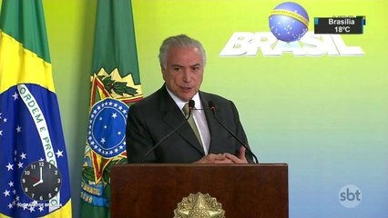 Michel Temer é notificado sobre denúncia contra ele