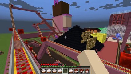 Minecraft  SUPERGIRLYGAMER AMUSEMENT PARK (Custom Map) Part 1