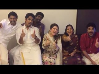 V R thanking U al,Thanku 4making... Saying Hansika & Aranmanai 2 Team