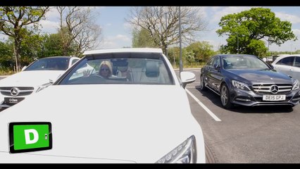 Demonstrating NEW Mercedes C-Class Park Assist   Self Parking