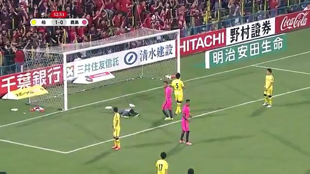 Kashiwa 1:1 Kashima  (Japanese J League. 2 July 2017)