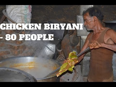 How to Cook Chicken Biryani | Muslim Style Chicken Biryani for 80 People |Street Byte