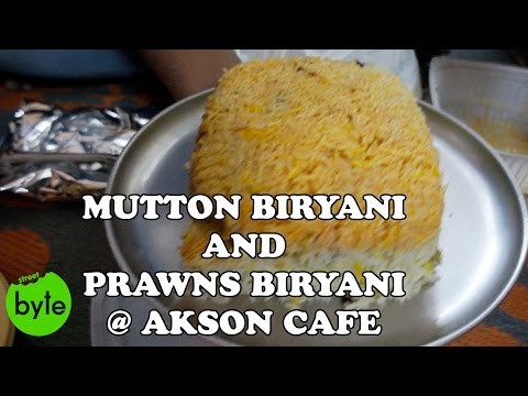 Kerala Food in Hyderabad, Indian Street Food, Akson Cafe, Mutton Biryani, Fish Fry