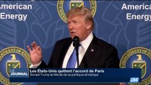 Etats-Unis: Donald Trump se félicite de sa politique climatique