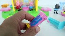 Massinha Play Doh Casinha de Sorvete da Familia Peppa Pig fazendo Sorvete e muito mais!!!