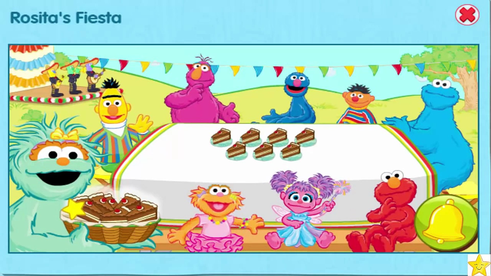 Sesame Street - Rositas Fiesta - Sesame Street Games - PBS Kids -  Dailymotion Video