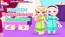 Frozen Baby Sisters Bedtime Prep - Disney Baby Princess Elsa and Anna Dress Up Games For K