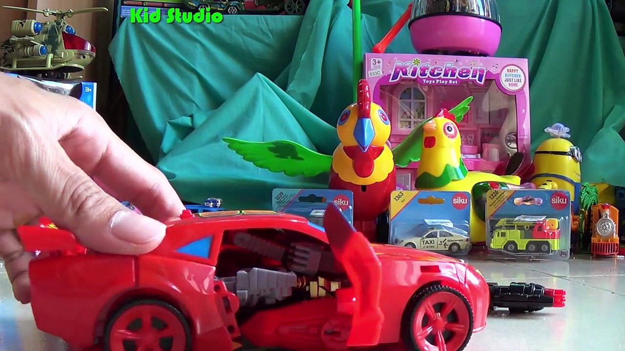 Lightning Mcqueen car transformer toy Xe ô tô biến hình thành rô bốt đồ chơi trẻ em Kid Studio