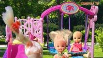 Niños para y barbie dibujos animados de prisión baby mama ken broma dibujos animados de la policía con la muñeca Barbie