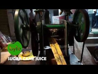 Sugar Cane Juice Indian Street Food