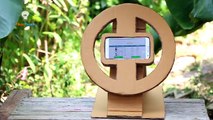 How To Make a Gaming Steering Wheel From Cardboard For Smartphone DIY