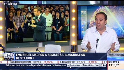 La Station F inaugurée par Emmanuel Macron - 30/06