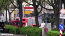Brandmeldealarm - Alarmfahrt Feuerwehr Frankfurt