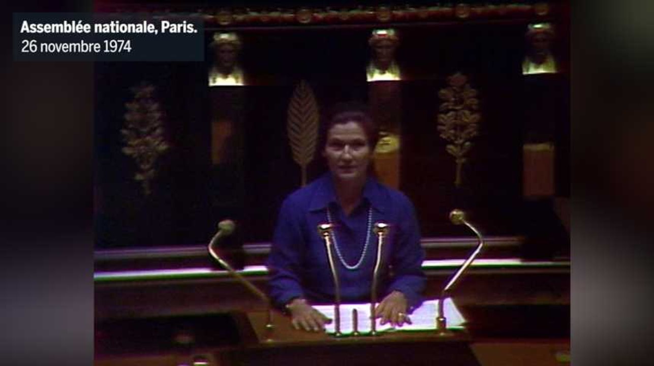 Simone Veil : extrait de son discours marquant sur l'avortement à l'Assemblée nationale