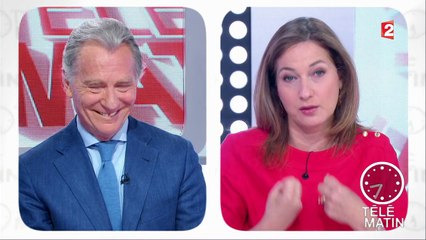 Olivia de Lamberterie raconte les temps forts de Télématin, William Leymergie est sans voix