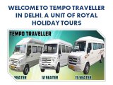 Luxury Tempo Traveller Hire, Tempo Traveller in Rent Delhi - Royal Holiday Tours