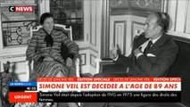 Figure de la vie politique française, rescapée de la Shoah, Simone Veil est morte ce matin à 89 ans