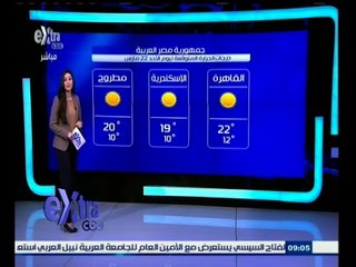 #غرفة_الأخبار | حالة الطقس ودرجات الحرارة ليوم 22 مارس 2015