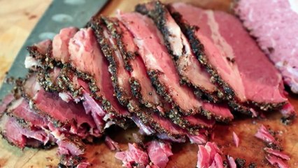 Du boeuf salé de fait à la maison Pastrami
