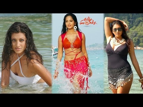 South Indian Actresses In Beach Exposure Photos -Anushka/Tamannah/Namitha/Priyamani
