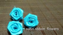 How to make satin ribbon flowers