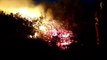 Incendio a Castel del Monte dal pomeriggio sino a notte: 