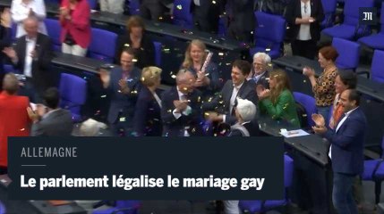 Allemagne : le parlement légalise le mariage gay