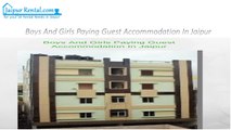 Boys And Girls Paying Guest Accommodation In Jaipur