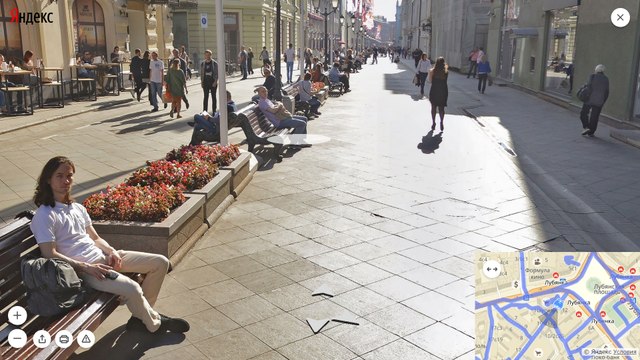 Идентификация человека с Яндекс Панорам при помощи FindFace