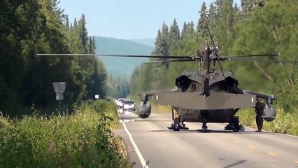 Only in Alaska! Alaskan roads.