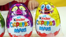 Monstres Dans le et sur russe grandes Kinder Surprise Maxi KINDER Surprise sbires monstre maxi