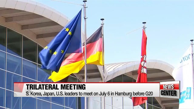 S. Korea, U.S., Japanese leaders to meet on sidelines of G20 summit