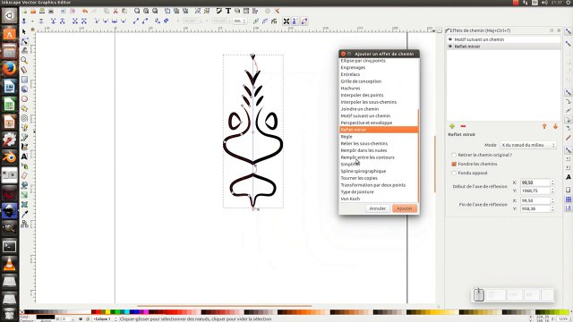 Tuto inkscape 0.92 : Réalisation un fond d'écran mandala
