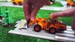Niños para y Carro de la construcción de máquinas de dibujos animados camiones excavadora excavadora GRU