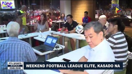 SPORTS BALITA: Weekend football league elite, kasado na