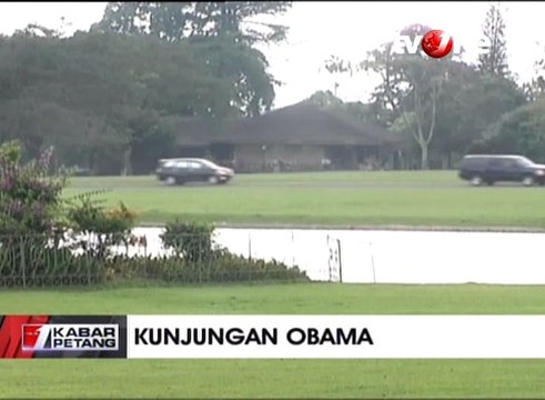Presiden Sambut Kedatangan Barack Obama di Istana Bogor