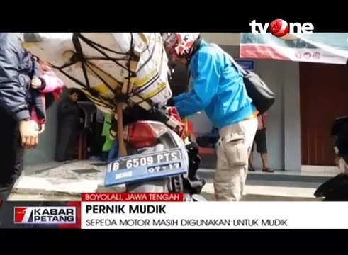 Meski Dilarang, Sepeda Motor Masih Digunakan untuk Mudik