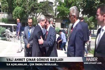 Vali Çınar Zonguldak'ta göreve başladı