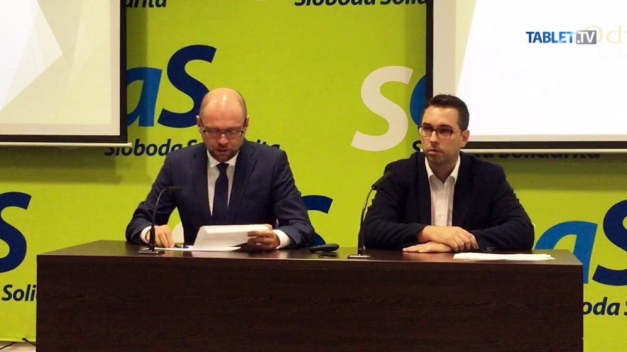 ZÁZNAM: SaS: Čisté príjmy pracujúcich by vďaka odvodovému bonusu stúpli o 2,5 mld. eur
